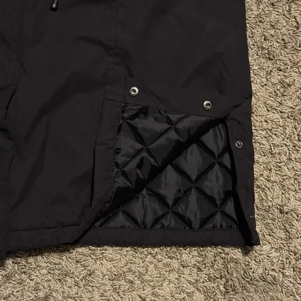 Torrid Womens Black Wind & Water Resistant Faux Fur Hooded Jacket Plus Size 2 - Picture 9 of 16